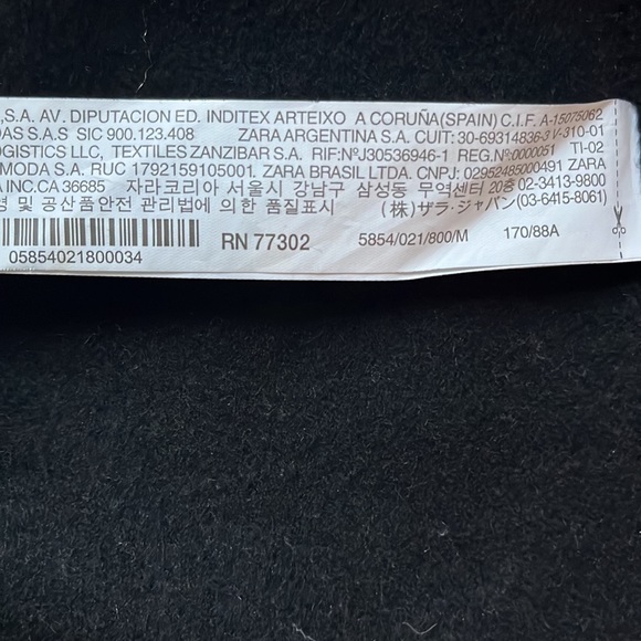 Zara Structured Vest/Coat- Handmade - M - Picture 6 of 9